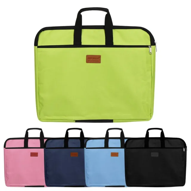 Waterproof  Big Capacity Durable File Folder Double Layers Files Bag Handbag
