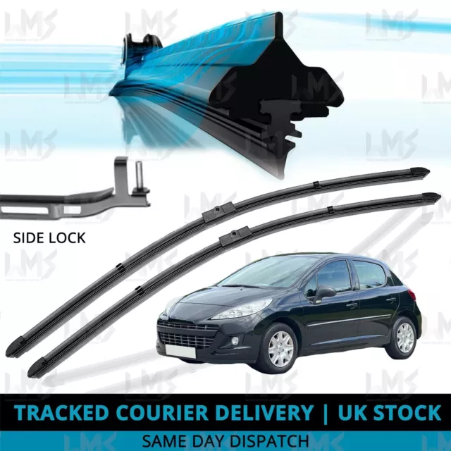 For Peugeot 207 hatch CC SW 2007-2012 Front Windscreen 26" 16" Aero Wiper Blades