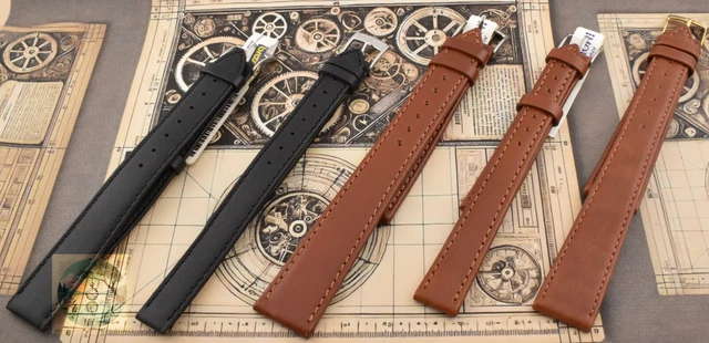 Cinturino Orologio Vera Pelle Di Serpente - Marrone - Larghezze 14-26mm - Fatto A Mano
