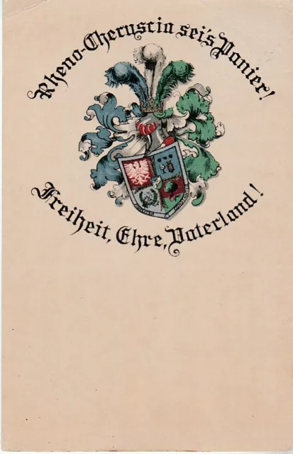Studentika 1933 Burschenschaft Rheno-Cheruscia Münster Studentica ADB Frankfurt