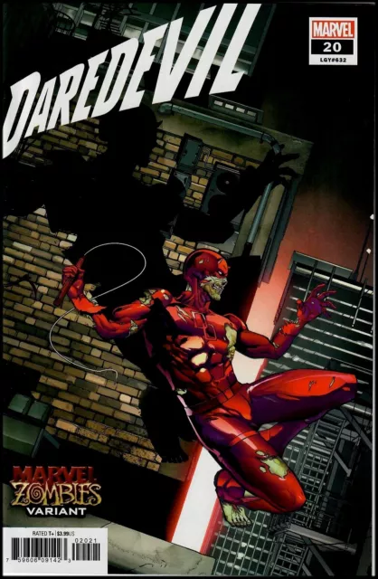 Daredevil #20 Marvel Zombies Variant Cover June 2020 Lgy #632 Nm Comic Book 1
