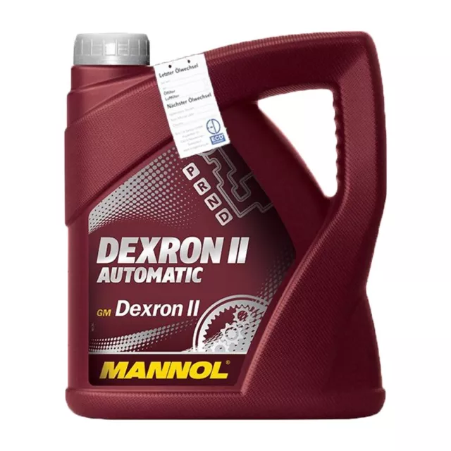 Mannol Dexron II Automatikgetriebeöl Öl 4 Liter MB 236.5/236.7 GM Dexron II D