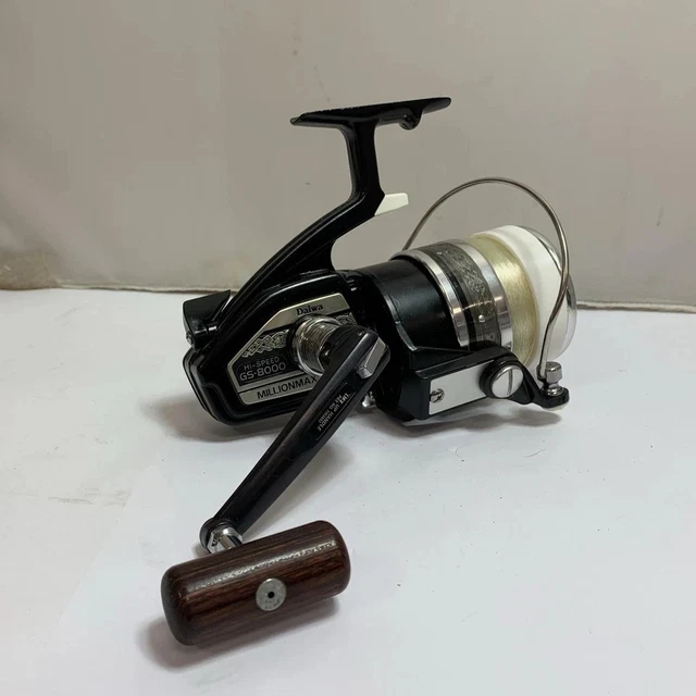 Ｄaiwa￼ MILLIONMAX GS-8000 Ｈi-SPEED 2 x Vintage Old School Daiwa Millionmax GS-8000 Big Pit