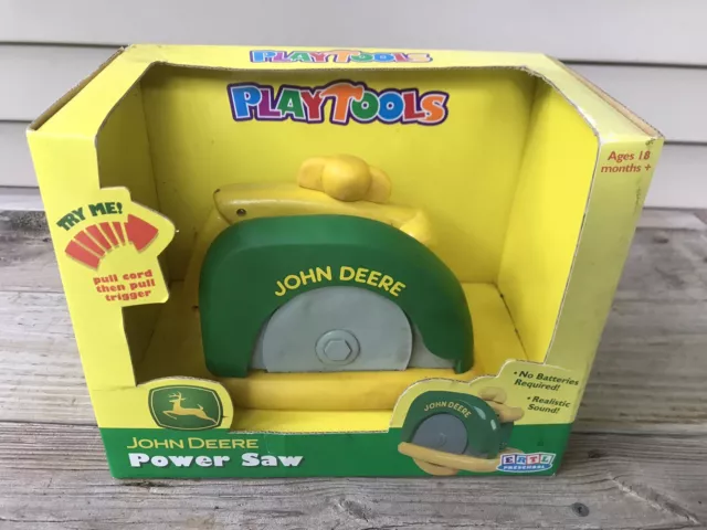 Ertl John Deere Toy Circular Power Saw in Box WORKS!