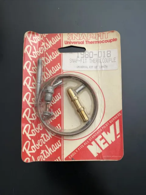 Robertshaw 1980-018 18" 1980 Series Snap-Fit® Universal Thermocouple