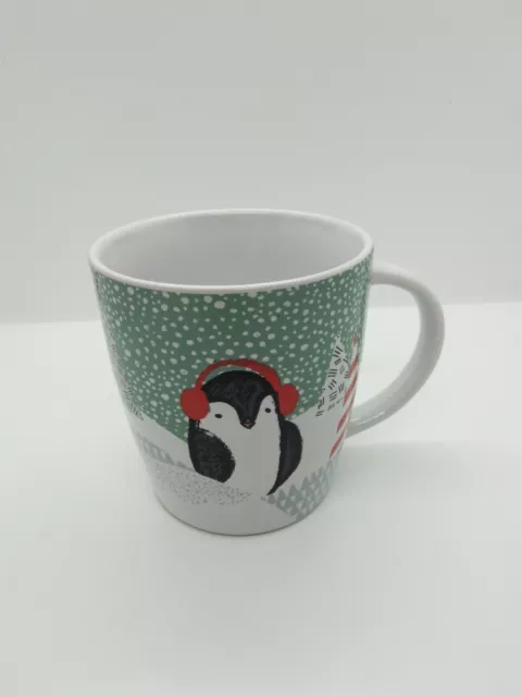 Starbucks Penguin Mug Christmas Coffee Cup - Large 12 Oz Holiday Collection 2016