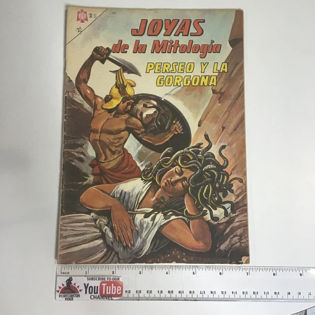 1965 Spanish Comics Joyas De La Mitologia #25 Perseo Y La Gorgona Novaro Mexico