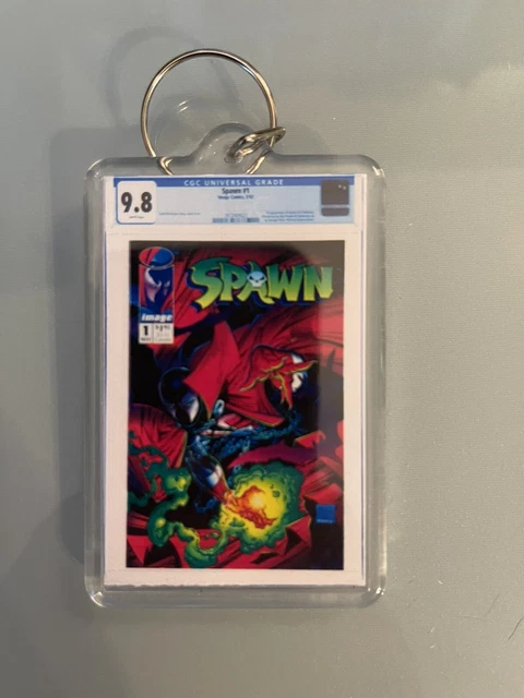 Spawn #1 - CGC Homage - Mini Slab - Key Issue Keychain