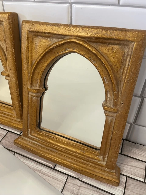 Vintage Kulicke Pair of Frames, Gothic Flat Arch  Small Medieval Style Collectib