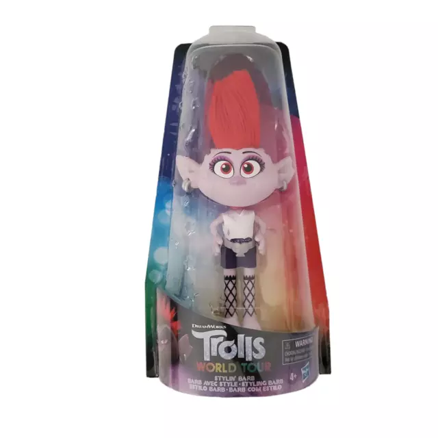 DreamWorks Trolls Barb Doll World Tour Stylin' Barb Brand NEW Free Tracked Post