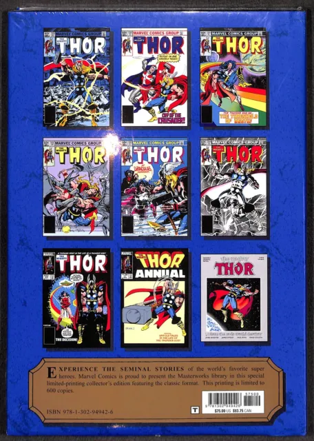 Marvel Masterworks: The Mighty Thor: Volume 22 DM Variant Edition 348 HC (GN) 2