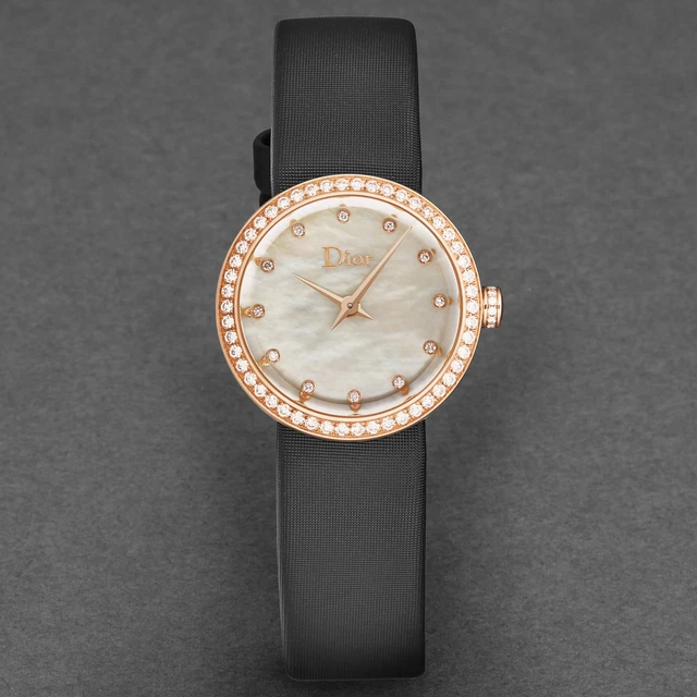 Christian Dior Women's 'La D De Dior' Diamond Bezel White MOP Dial CD047170A001 4