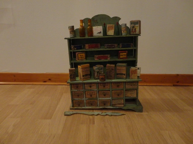 Ancien jouet bois balance épicerie marchande ancienne jeu enfant années Ancien jouet bois balance épicerie marchande ancienne jeu enfant années