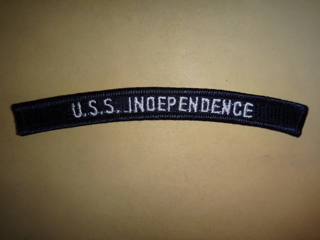 VIETNAM WAR US Navy Rocker Patch USS INDEPENDENCE CV-62 Aircraft ...