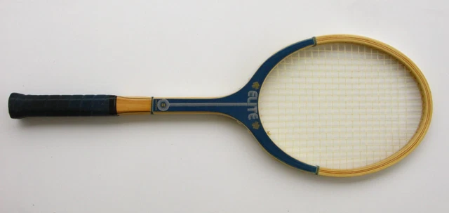 Ancienne Raquette De Tennis Bois Spalding JR Compétition - Grip Cuir