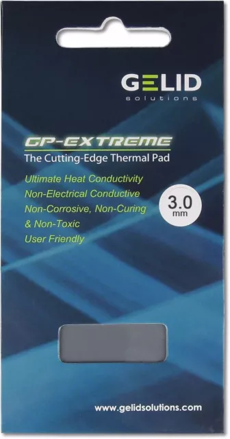 Gelid Solutions GP Extreme 3 mm Thickness Thermal Pad 80 x 40 x 3mm W/mK 12