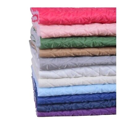 Quilted Padded Fabric Lining Cloth Thick Cotton Jacket Cushion DIY Craft Winter