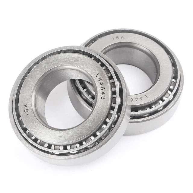 Set cuscinetti direzionali rullo conico cromato per Harley FXDC FLHX FLHR FLSTC FLHTC