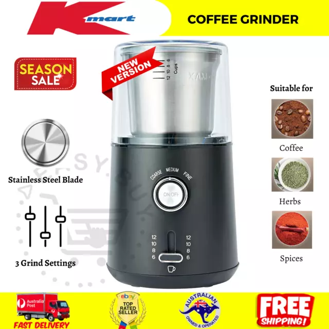 Electric Coffee Grinder Bean Nut Spice Grinding Milling Machine Blender