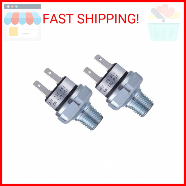 PRESSURE SWITCH 120150 PSI Air Compressor Pressure Switch 1/4"18 NPT