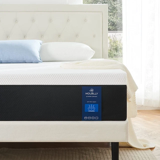 8" 10" 12" 14" Molblly Gel Memory Foam Mattress,Twin Full Queen King Mattress