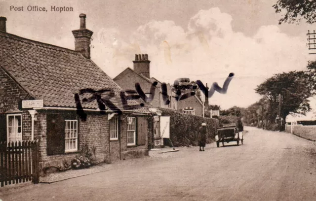 Post Office, Hopton on Sea, Great Yarmouth, Norfolk. Posted 1927.