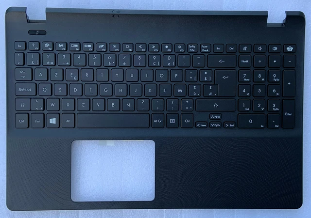 Clavier Azerty Belge Rétroéclairé Pour Acer Swift SF315-41 - Réf. 6B.GUBN5.026, Gris (Ouvert)