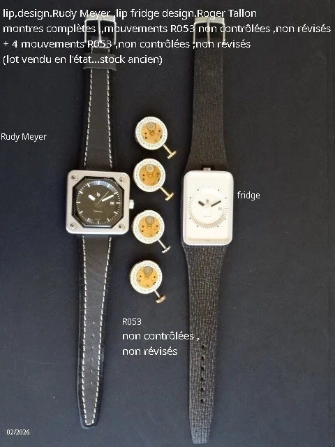 VIS MONTRE LIP R184 - ANCIEN STOCK LIP DE 1975
