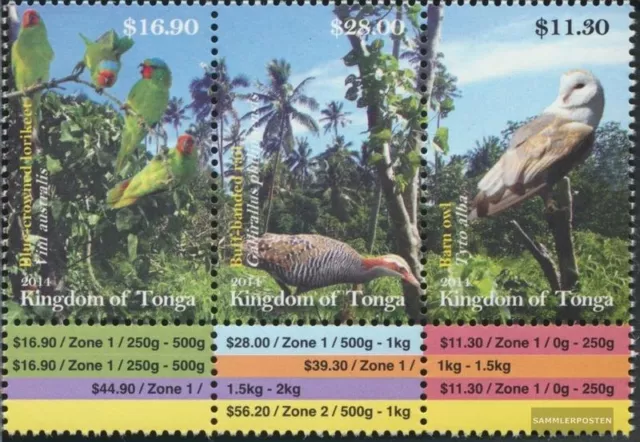 Tonga 2006-2008 bloc de six (complète edition) neuf avec gomme originale 2014 Oi