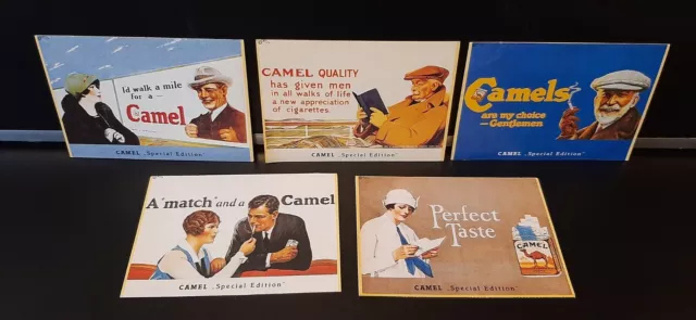 Camel, 5 Postkarten, Werbung, Mitte 90er, Nostalgie Edition, 80. Geburtstag