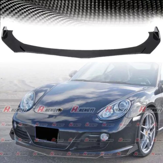 Für PORSCHE BOXSTER CAYMAN 987 09-12 Carbon Front Spoiler Lippe Frontansatz DHL