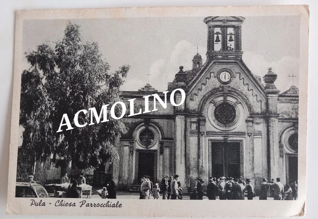 Cagliari - Pula - Chiesa  Parrocchiale - Viaggiata