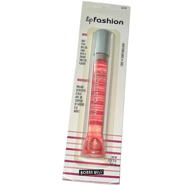 VTG Y2k Bonne Bell Lip Smacker Lip Fashion Roll On Gloss Cherry Vanilla Bean