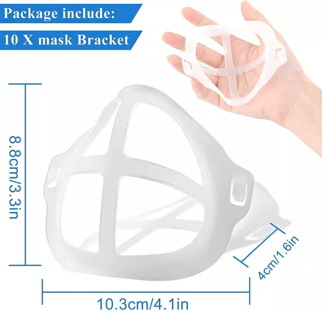 Cadre De Support Interieur Pour Masque Transparent Gardez Le Tissu