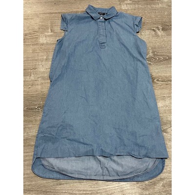 Kate Spade Saturday Lightweight Cotton Denim Chambray Sheath Dress Size Large