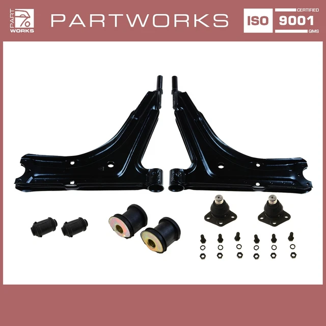 Braccio Trasversale Per Porsche 924 Dall'82-944 -'85 + Giunto Portante + Cuscinetti Gomma Set Zf 2X