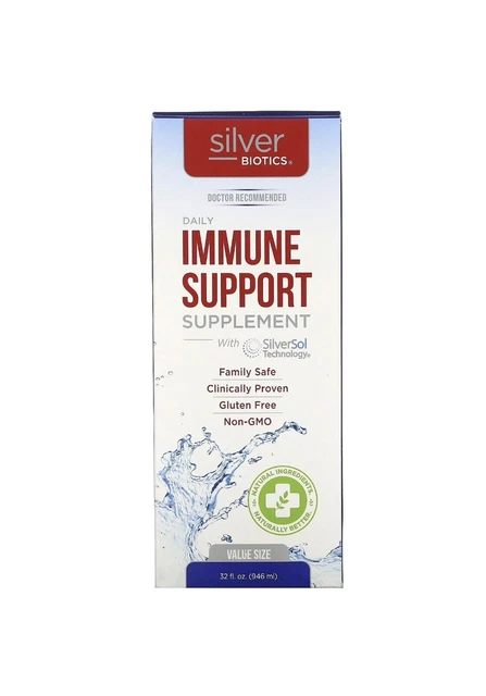 American Biotech Labs Silver Biotics Your Daily Immune System Support  32 fl.oz