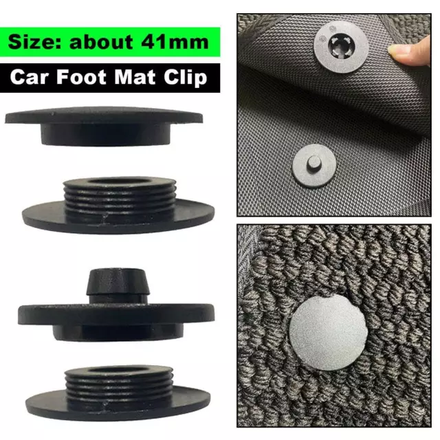 4PCS Car Mat Carpet Clips Fixing Grips Clamps Floor Holders Sleeves