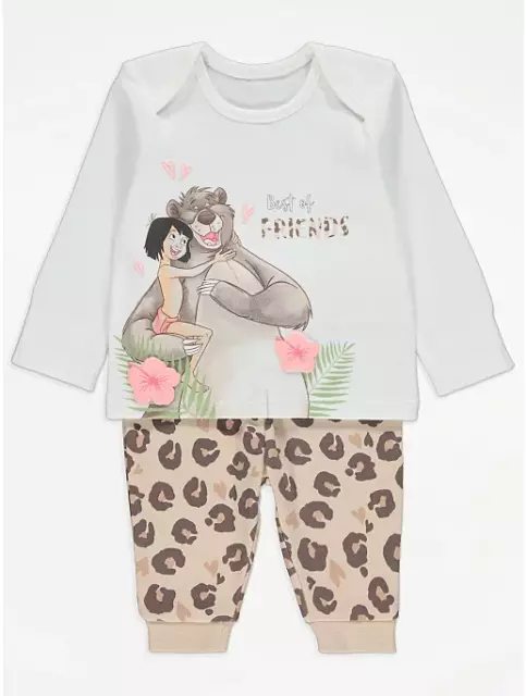 Disney Baby Girls The Jungle Book Pyjamas 9-12 Months BNWT