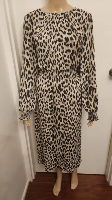 WITCHERY LEOPARD PRINT Dress 40.00 PicClick AU