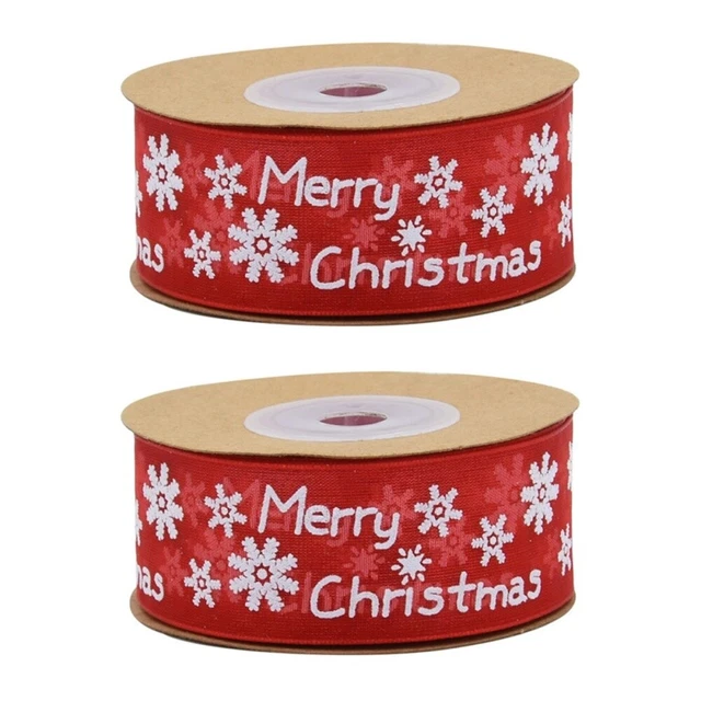 2x Diy Handwerk Band Bowknot Machen Band Weihnachten Baum Band