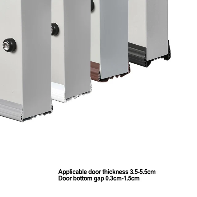 PVC WEATHER STRIPPING Under Door Sweep Bottom Seal Strip for Better ...