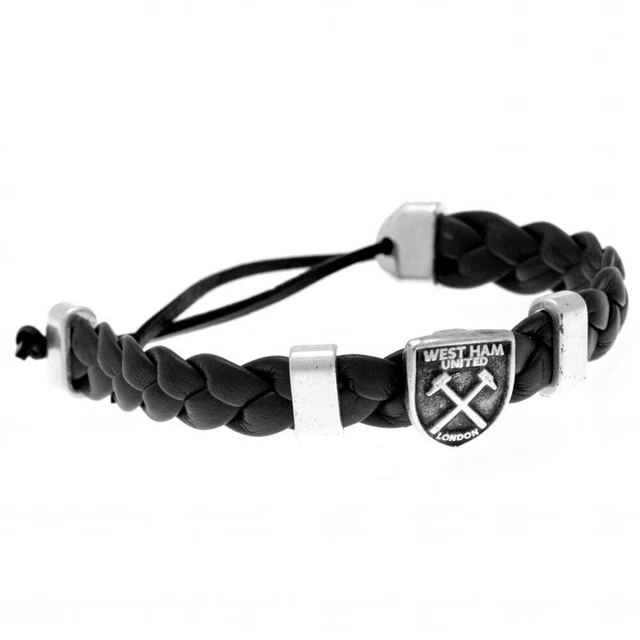 West Ham United FC PU Braccialetto Slider - Nuovissimo Merce Ufficiale