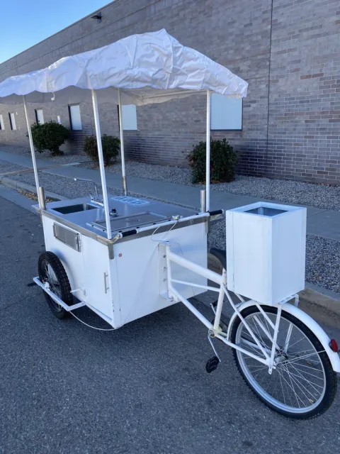 Hot Dog Or Crepe Bike Cart.  SALE $1,000 OFF
