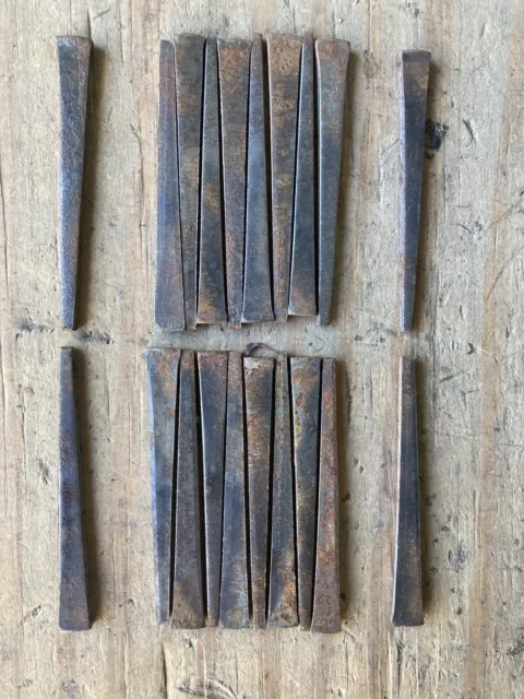 Vintage 2” Steel Cut Nails-Square Head- *200 Count* New Old Stock, Antiquity