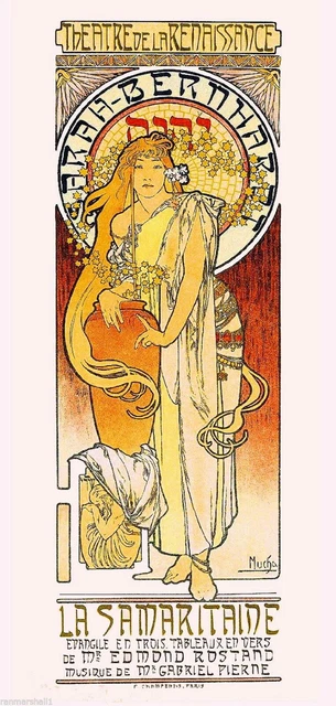 96932 La Samaritaine Theatre French Nouveau France Decor Wall Print Poster