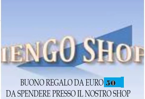 Gift Card "Iengo Shop" Da 50 Euro - Buono Regalo