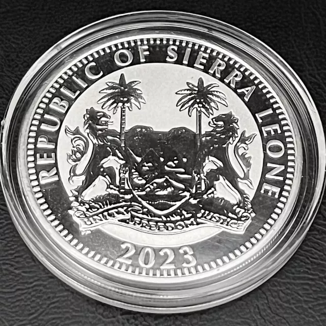 2023 Sierra Leone 1 oz Silver .999 Egyptian Gods Osiris 2nd in series 5000