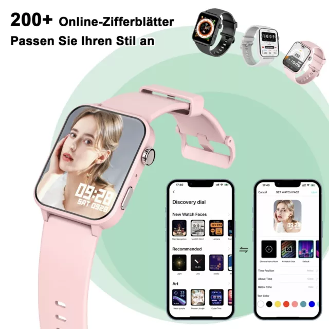 Blackview Bluetooth Smartwatch Armband Pulsuhr Fitness Tracker für Damen Herren 2