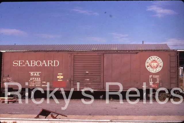 Duplicate Slide SAL #27333 Boxcar DF Seaboard Air Line Kingsport TN 1975